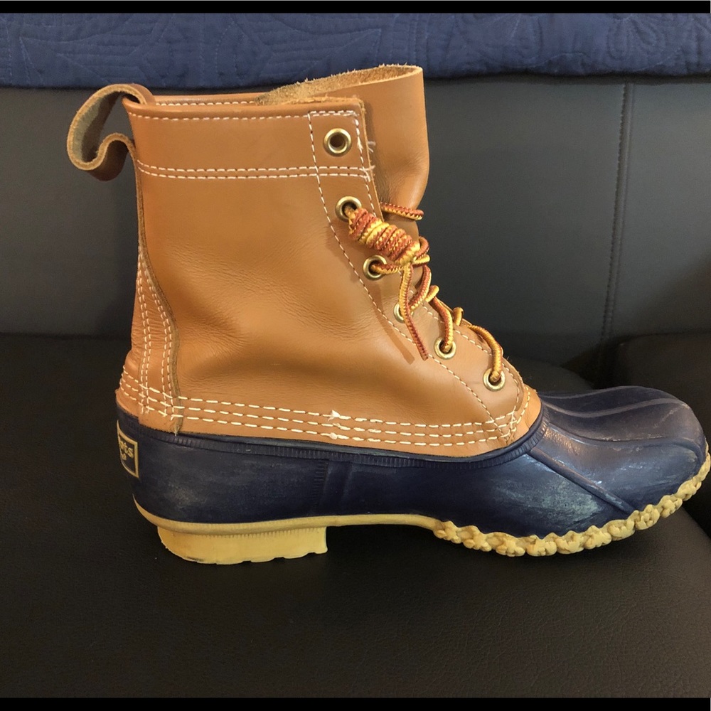 Size 9 L.L. Bean Boots Navy 9”